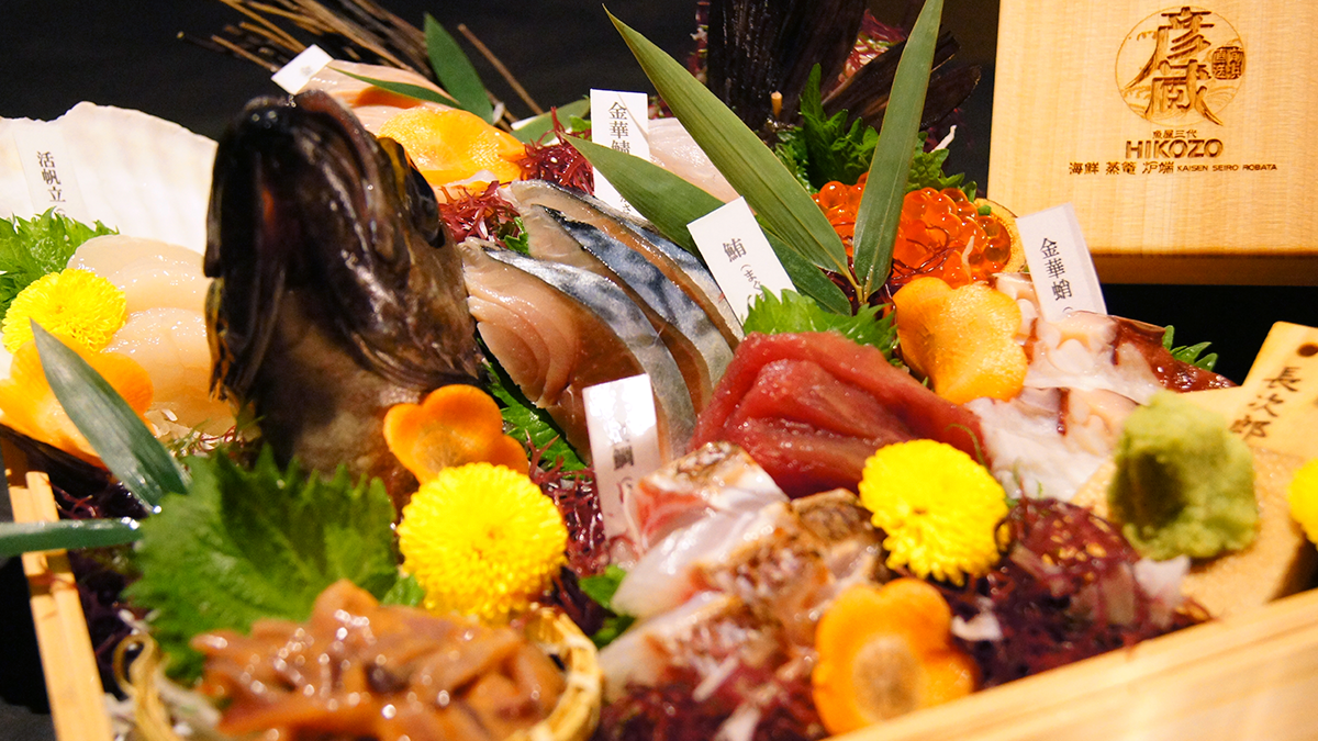 仙台国分町で三陸の新鮮な魚介を食す！