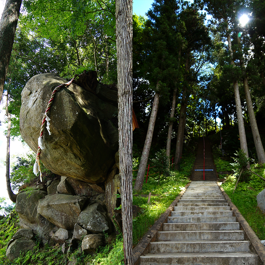 釣り石神社2